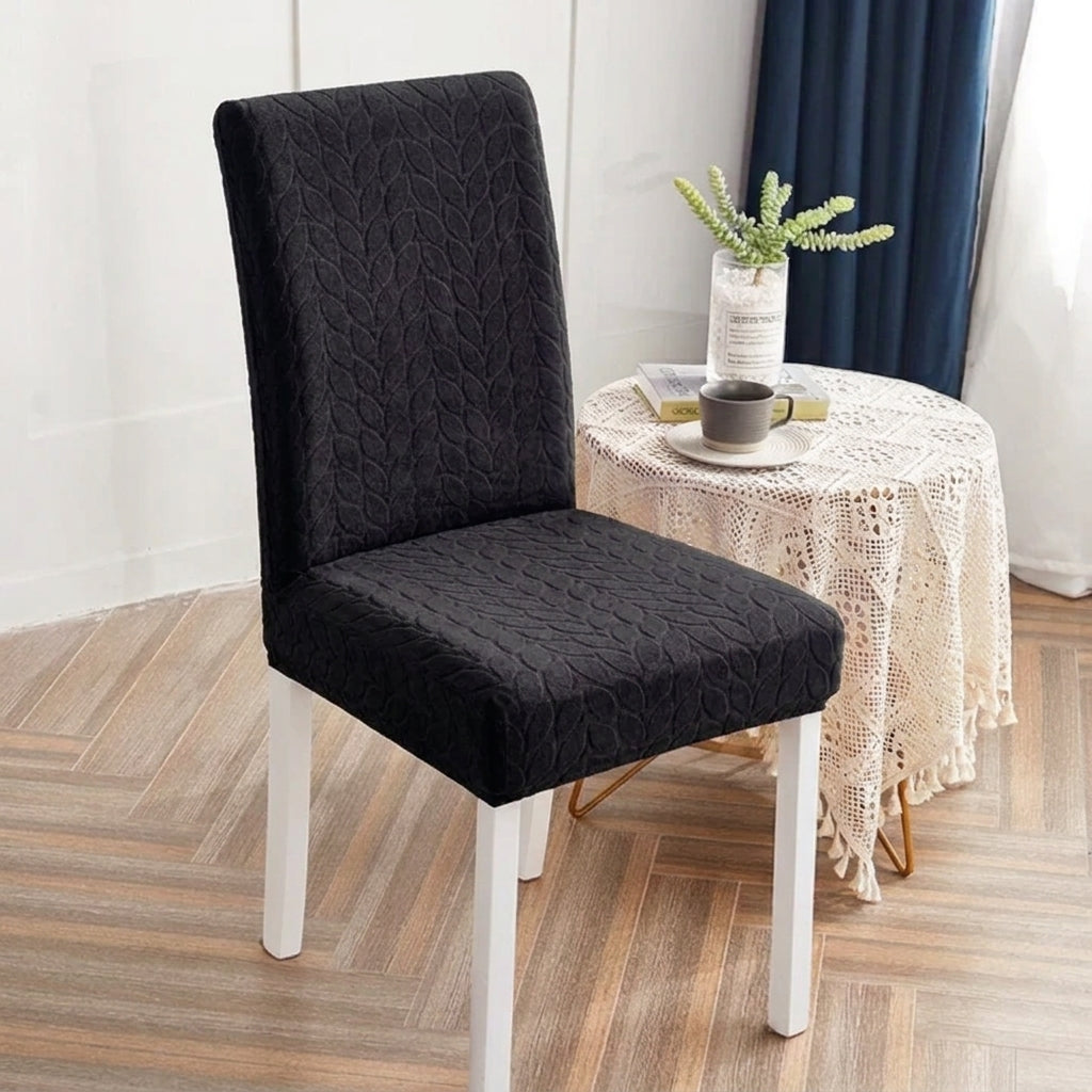 Housse de Chaise Extensible en Velours Gaufré – VELVA MAROC